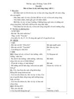 Giáo án giảng dạy môn học lớp 1 - Tuần 30 năm 2010