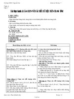 Giáo án dạy Tin học 7 tiết 7: Bài thực hành 2: làm quen với các kiểu dữ liệu trên trang tính