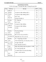 Giáo án môn học lớp 2 - Tuần dạy 30 - Nguyễn Thị Ngân