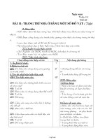 Giáo án Công nghệ 6 tuần 13