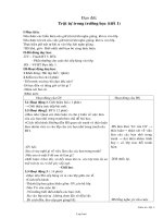 Giáo án giảng dạy các môn học lớp 1 - Tuần học 16