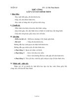 Thiết kế giáo án môn Thủ công lớp 2 - Tuần 13 đến tuần 18