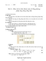 Giáo án môn Đại số khối 8 - Nguyễn Anh Sơn - Tiết 10: Phân tích đa thức thành nhân tử bằng phương pháp dùng hằng đẳng thức