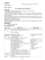 Thiết kế bài dạy tổng hợp lớp 4 - Tuần 6 năm 2008