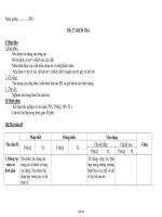 Giáo án lớp 6 Vật lí - Tiết 27: Kiểm tra (Tiết 2)