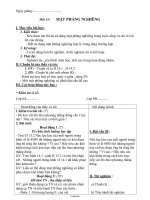 Giáo án môn Vật lí lớp 6 - Tiết 15: Mặt phẳng nghiêng