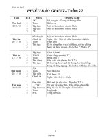 Thiết kế giáo án Tổng hợp khối lớp 2 - Tuần 22 năm học 2010