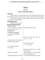 Giáo án môn học lớp 4 - Trường Tiểu học Cổ Tiết - Tuần 4