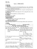 Giáo án môn Vật lý 8 tiết 18: Công suất