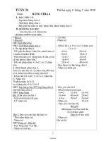 Bài soạn các môn khối 2 - Tuần 24 năm 2010