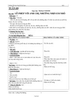 Giáo án Toán 2 tuần 6 tiết 2: Luyện tập