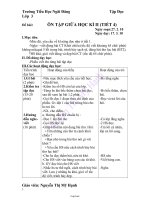 Giáo án Tập đọc - Kể chuyện 3 tiết 27: Ôn tập giữa học kì II (tiết 4)