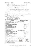 Giáo án môn Thể dục lớp 2 - Tuần 6 - Bài 11 : Bài thể dục phát triển chung - Trò chơi “kéo cưa lừa xẻ”