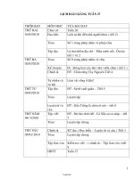 Thiết kế giáo án các môn học lớp 2 - Tuần 27 năm 2010
