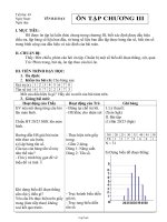 Giáo án môn Đại số 7 năm 2006 - Tiết 49: Ôn tập chương III
