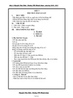 Giáo án Âm nhạc khối 3 tiết 7: Học hát: bài gà gáy