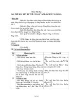 Giáo án Thể dục - Bài: Thể dục rèn tư thế cơ bản và trò chơi vân động