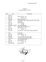 Kế hoạch bài dạy các môn lớp 1 (chuẩn kiến thức) - Tuần 8