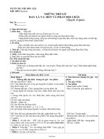 Bài soạn môn Ngữ văn 7 - Tuần 28 (tiết 109 - 112)