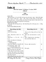 Giáo án tổng hợp Lớp 2 Tuần 16 - Trường Tiểu học Chính Nghĩa