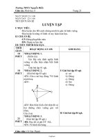 Giáo án Hình học 8 - THCS Nguyễn Hiền - Tiết 23: Luyện tập