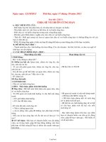 Giáo án lớp 3 Tuần học 9 năm 2011