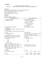 Giáo án Toán khối 3 tuần 23