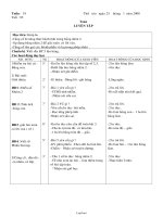 Giáo án môn Toán khối 2 năm 2007 - 2008 - Tiết 95: Luyện tập