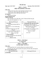 Giáo án các môn lớp 1 (buổi chiều) - Tuần 16, 17