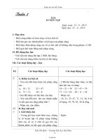 Giáo án chi tiết Toán