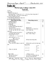 Giáo án trọn bộ lớp 1 - Tuần 6 năm 2011