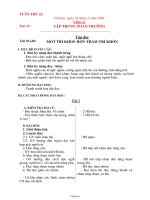 Giáo án Tổng hợp lớp 2 - Tuần 22 năm 2006