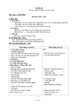 Giáo án giảng dạy môn khối 1 năm 2012 - 2013 - Tuần 15