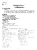 Bài giảng môn học Ngữ văn lớp 7 - Tuần 31 - Tiết 121: Ôn tập văn học