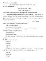 Đề khảo sát học sinh giỏi năm học 2009 - 2010 - Môn Tiếng Việt lớp 4