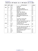 Giáo án Tổng hợp các môn khối 2 - Tuần 28 - Lý Thị Bich Hoa