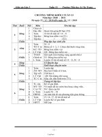 Giáo án lớp 2 - Trường Tiểu học Lý Tự Trọng - Tuần 13