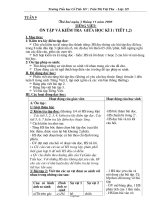 Giáo án Tiếng việt 3 tuần 9 - Trần Thị Việt Thu - Trường Tiểu học Cổ Tiết