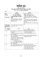 Giáo án môn Đại số khối 8 - Trường THCS Lương Quới - Tiết 50: Giải bài toán bằng cách lập phương trình