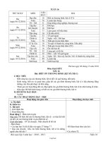 Giáo án lớp 3 Tuần học 16 năm 2010