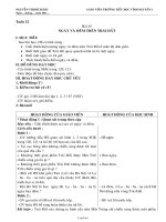 Giáo án Tự nhiên xã hội 3 tuần 32 - Nguyễn Thị Bích Hải - Trường tiểu học Vĩnh Nguyên 1