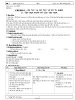 Giáo án môn Đại số lớp 6 - Tập hợp. phần tử của tập hợp