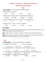 10 Đề Thi Toán lớp 3 - Dành cho học sinh giỏi