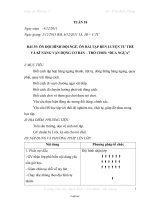 Giáo án lớp 3 môn Thể dục - Tuần 18 - Bài 35: Ôn đội hình đội ngũ, ôn bài tập rèn luyện tư thế và kĩ năng vận động cơ bản – trò chơi: “đua ngựa”