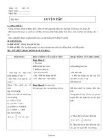 Giáo án môn Đại số 7 - Tiết 19: Luyện tập