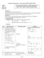 Giáo án môn Đại số lớp 7 - Đỗ Thị Thanh Thảo - Tiết 4: Giá trị tuyệt đối của một số hữu tỉ cộng, trừ, nhân, chia số thập phân