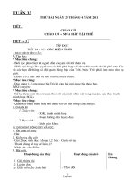 Giáo án bài học Tuần 33 Lớp 3