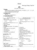 Thiết kế bài dạy tổng hợp lớp 2 - Tuần 14 năm 2011