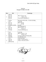 Kế hoạch bài dạy các môn lớp 1 (chuẩn kiến thức) - Tuần 11