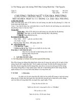 Giáo án Ngữ văn khối 7 - Tuần 37